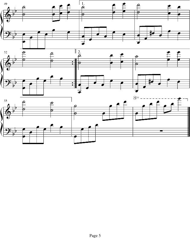 冬季之悲曲简谱_大头Grace演唱