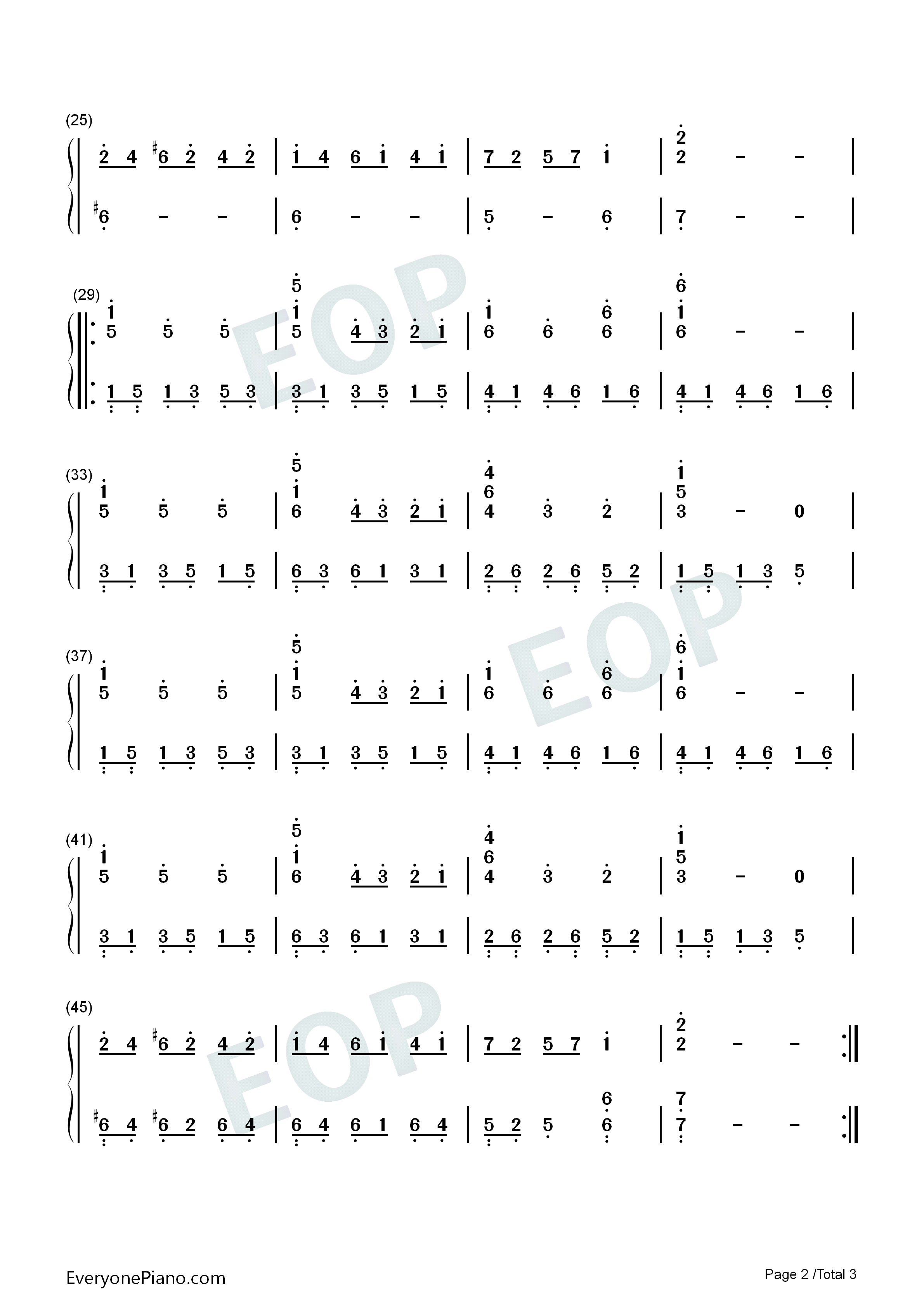Lavenders_Blue钢琴简谱_民谣演唱