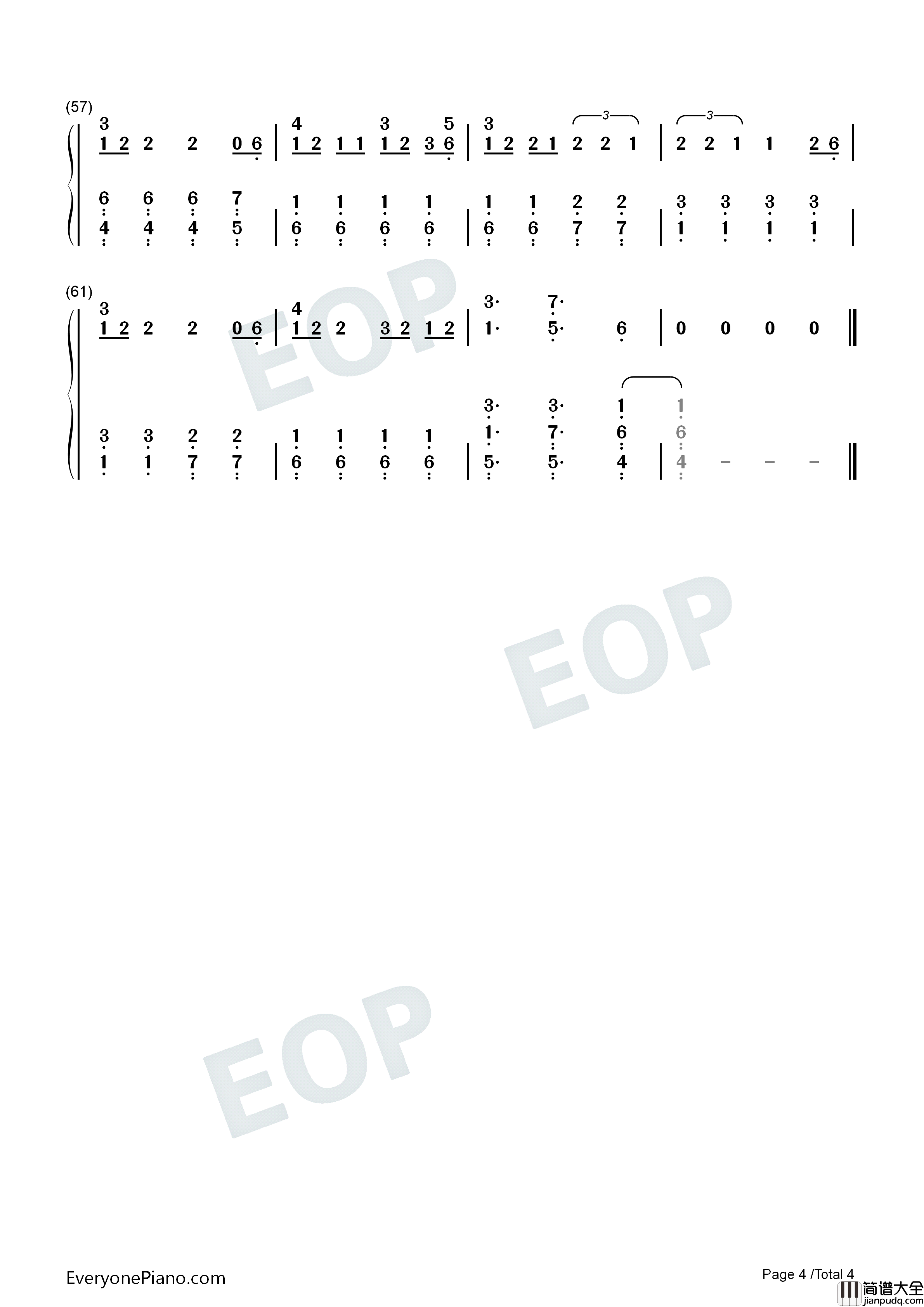 Second_Chance钢琴简谱_Mitch_Allan_Chantry_Johnson_Michelle_Zarlenga演唱