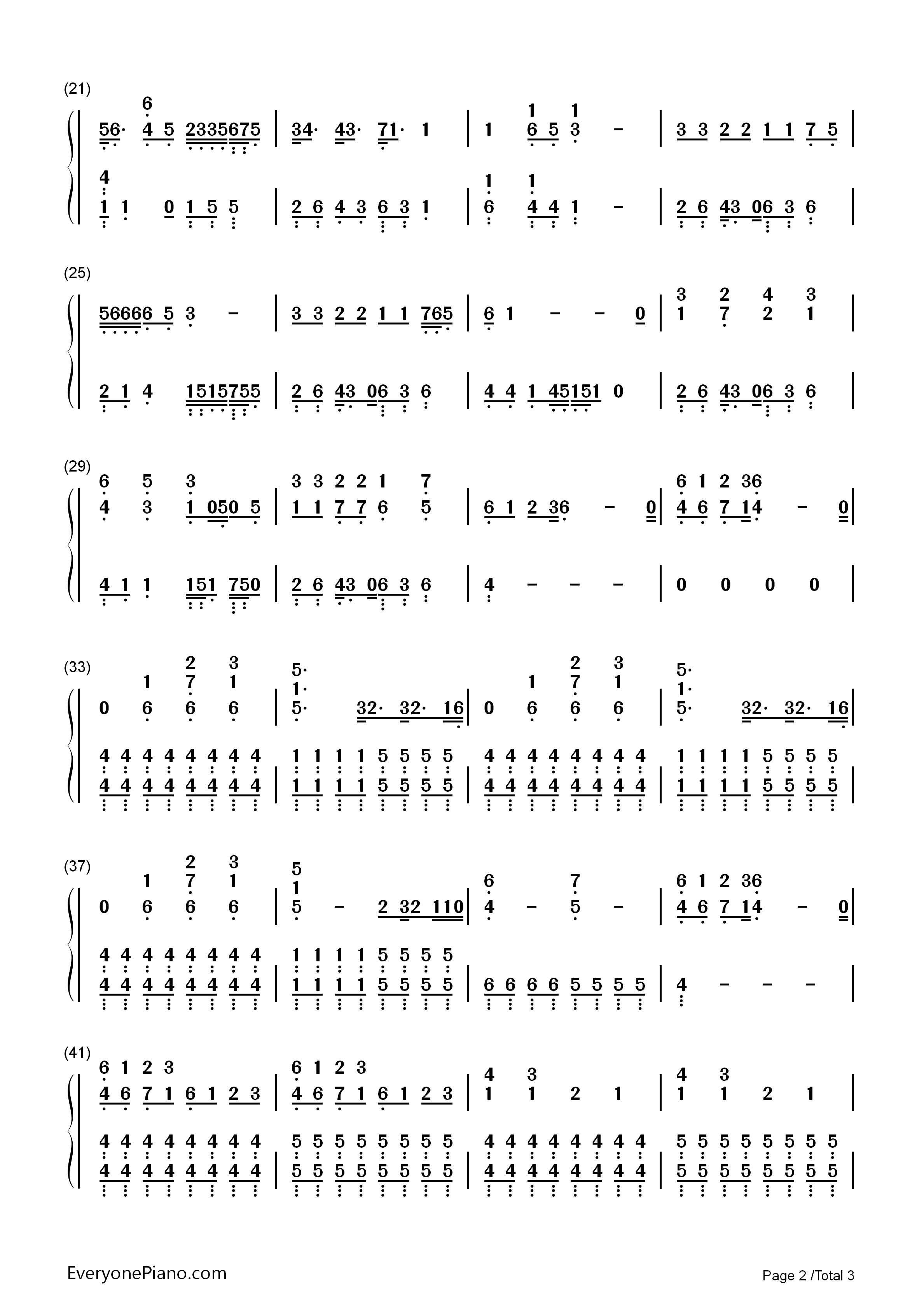 Safe_and_Sound(安然无恙Taylor_Swift)钢琴简谱_Taylor_Swift__泰勒·斯威夫特演唱