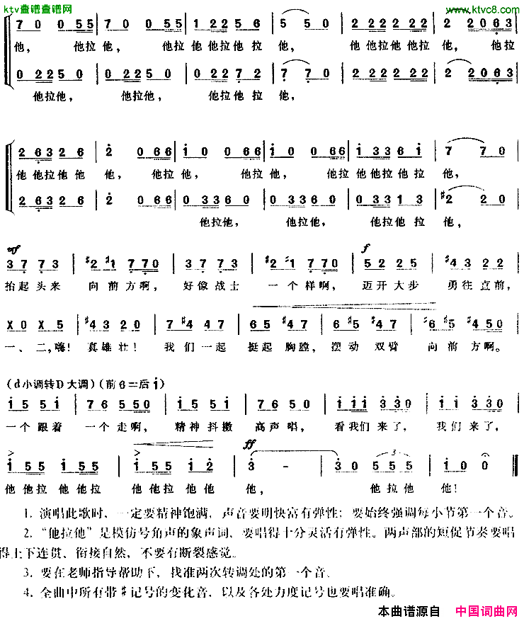 街头少年合唱歌剧_卡门_选曲[法]简谱
