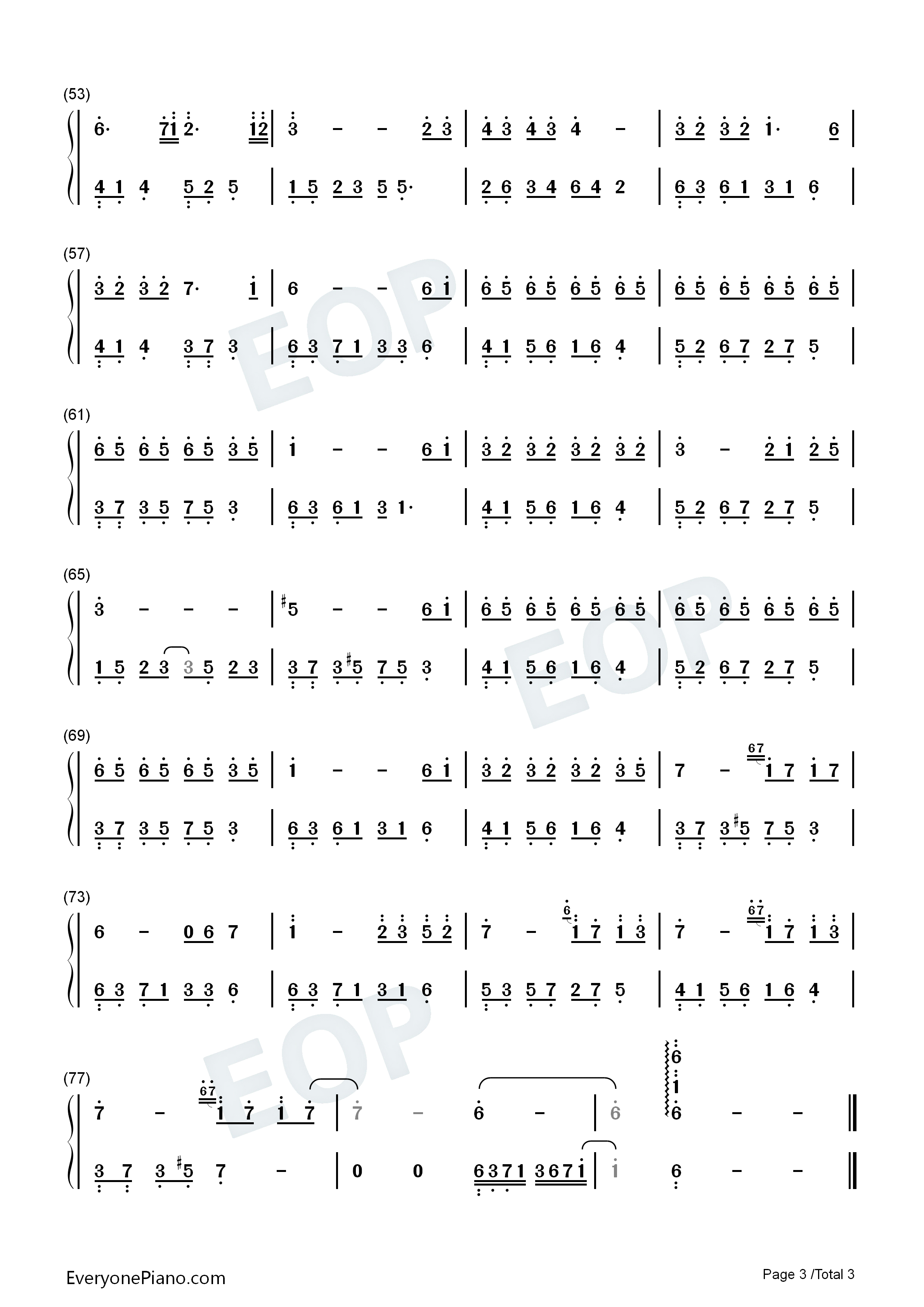 夜的钢琴曲_6钢琴简谱_石进演唱