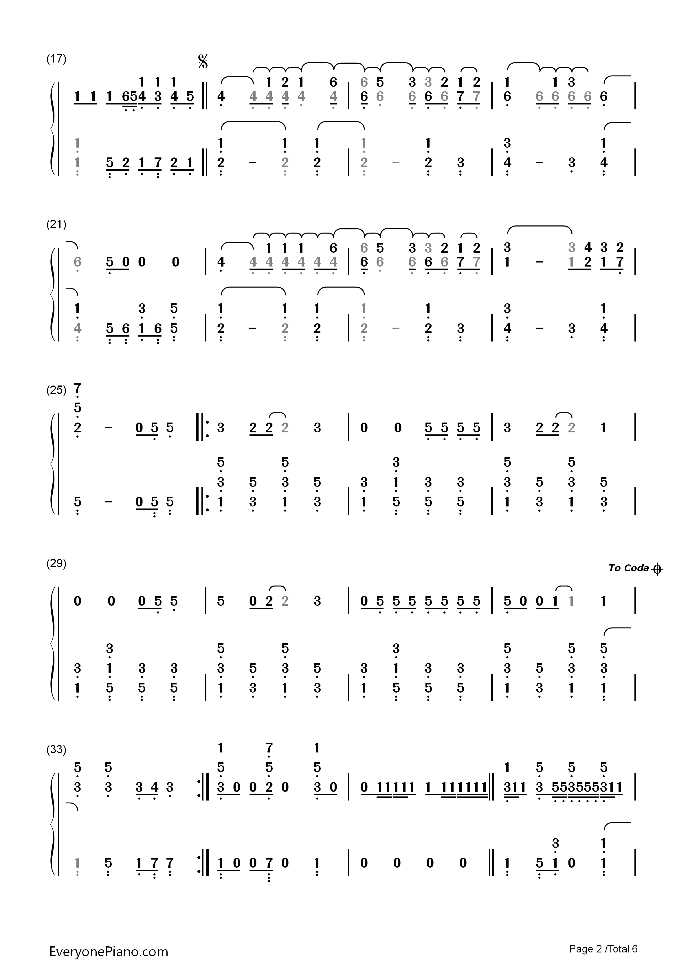 U.N.I.钢琴简谱_Ed_Sheeran演唱