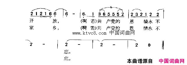 北方水草茂盛的地方简谱