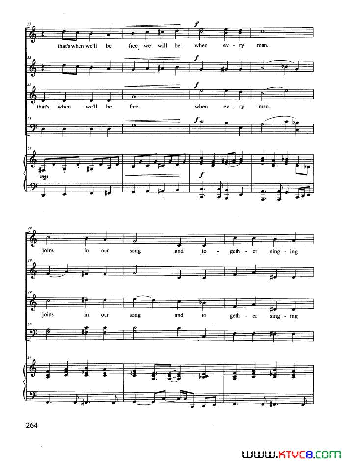 HymnToFreedom合唱正谱Hymn_To_Freedom合唱_正谱简谱