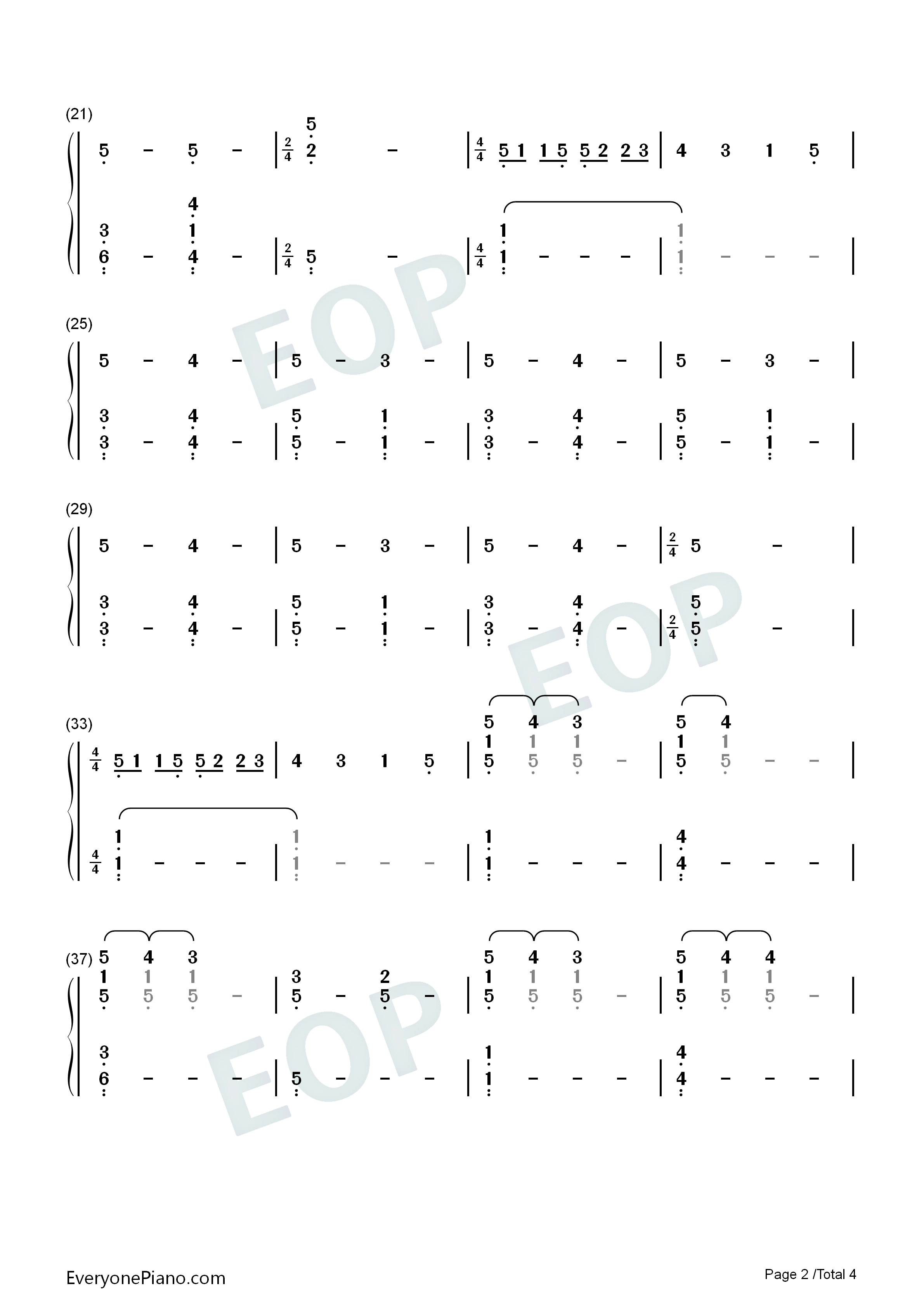 King_of_Kings钢琴简谱_Hillsong_Worship演唱