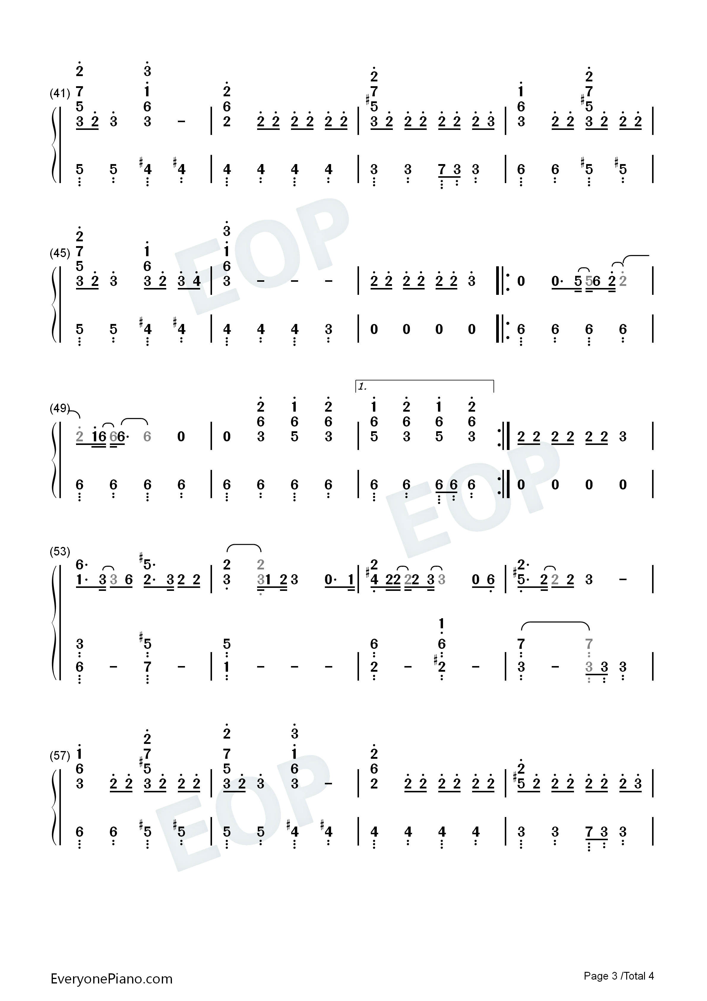 Piece_of_You钢琴简谱_Shawn_Mendes演唱