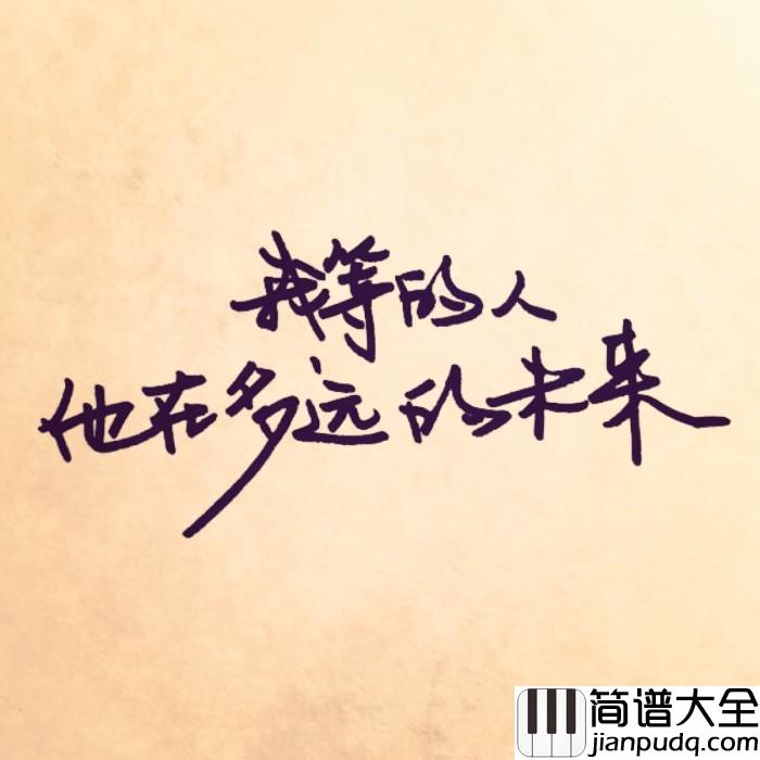 遇见吉他谱_孙燕姿_我等的人_他在多远的未来
