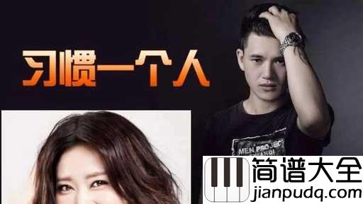 习惯一个人吉他谱_刘崇建_一个人默默地走了好多年,走着走着就不那么脆弱了