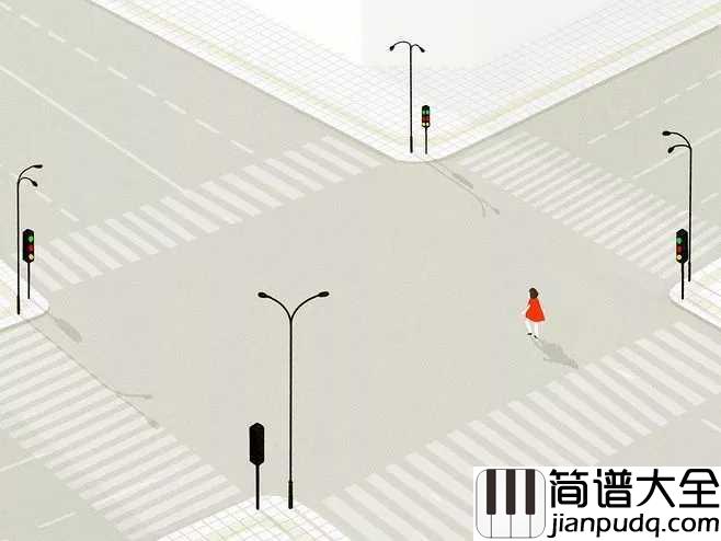 十字路口吉他谱_纣王老胡_站在十字路口,不知道如何让自己走