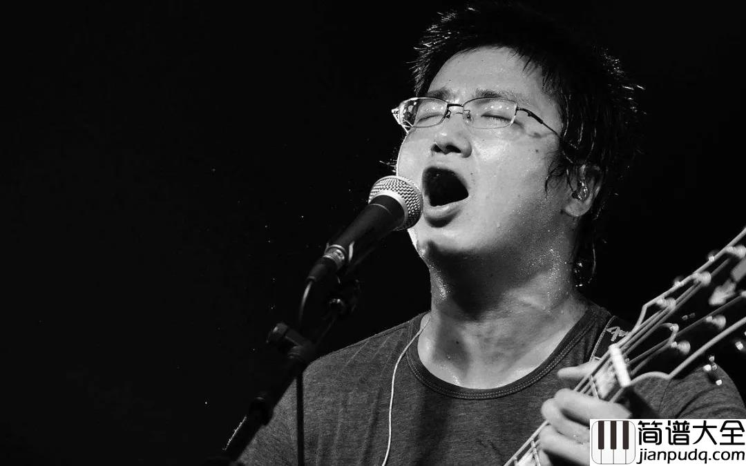 热河吉他谱_李志_这一条条不起眼的街道,都寄托着一部分人的梦