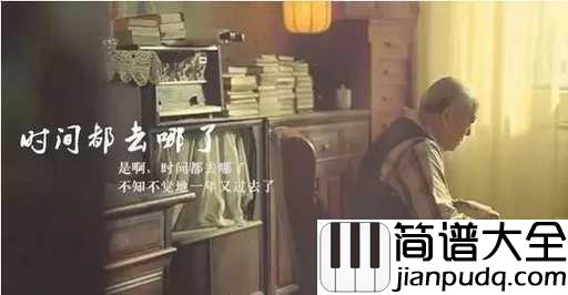时间都去哪儿了吉他谱_王铮亮_让我们一起珍惜时间,认真对待生活吧