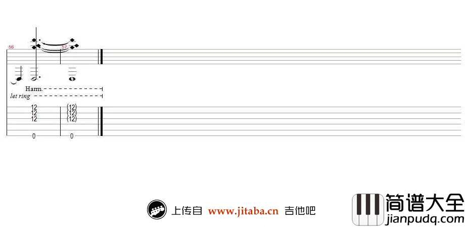 真的爱你指弹谱_Beyond_吉他独奏谱_指弹吉他视频演示
