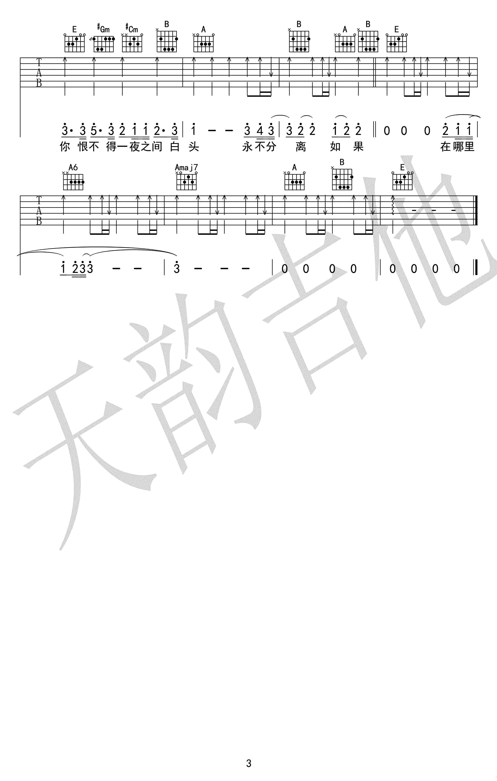 至少还有你吉他谱_林忆莲_E调弹唱谱_图片谱