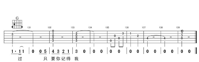 有没有吉他谱_薛之谦__有没有_G调原版弹唱谱_高清六线谱