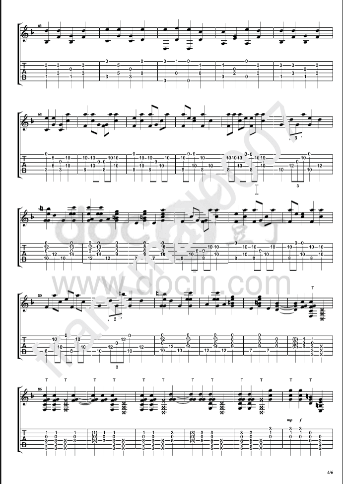 common_ground吉他指弹谱_精选原版_Andy_McKee