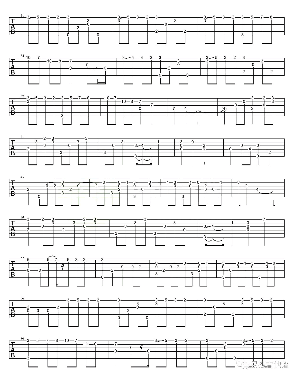 River_Flows_In_You指弹谱_郑成河_吉他独奏谱