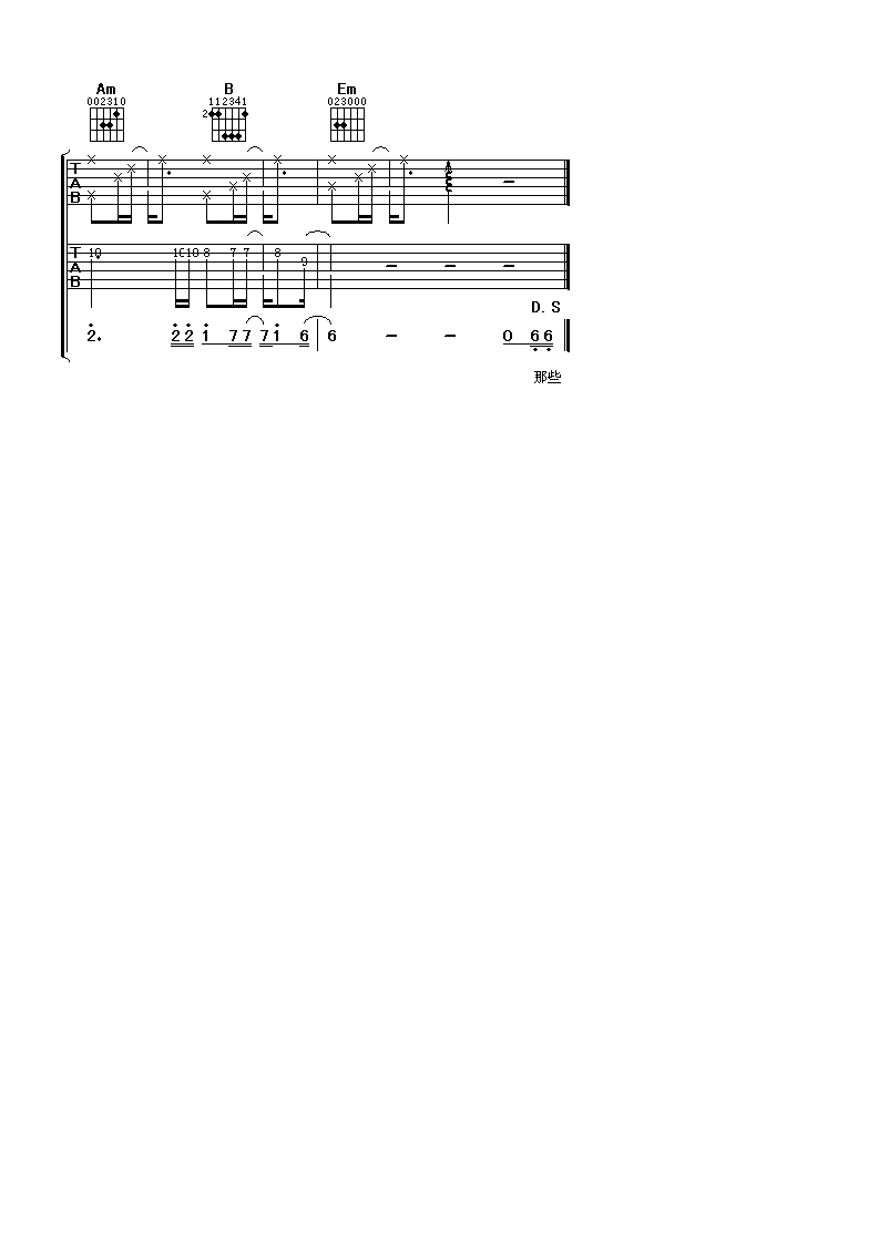 夜曲吉他谱_G调精选版_阿潘音乐工场编配_周杰伦