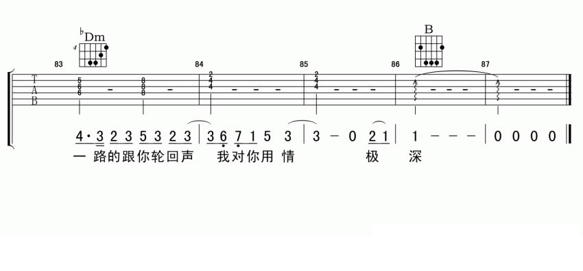 醉赤壁吉他谱_A调_小叶歌吉他编配_林俊杰