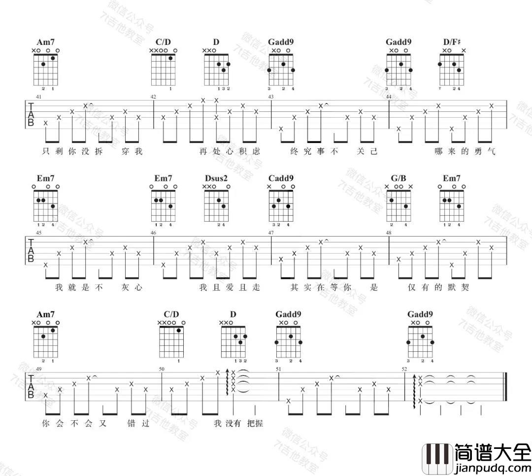 《连名带姓》吉他谱_G调高清图片谱_张惠妹 _连名带姓_吉他谱_G调高清图片谱_张惠妹