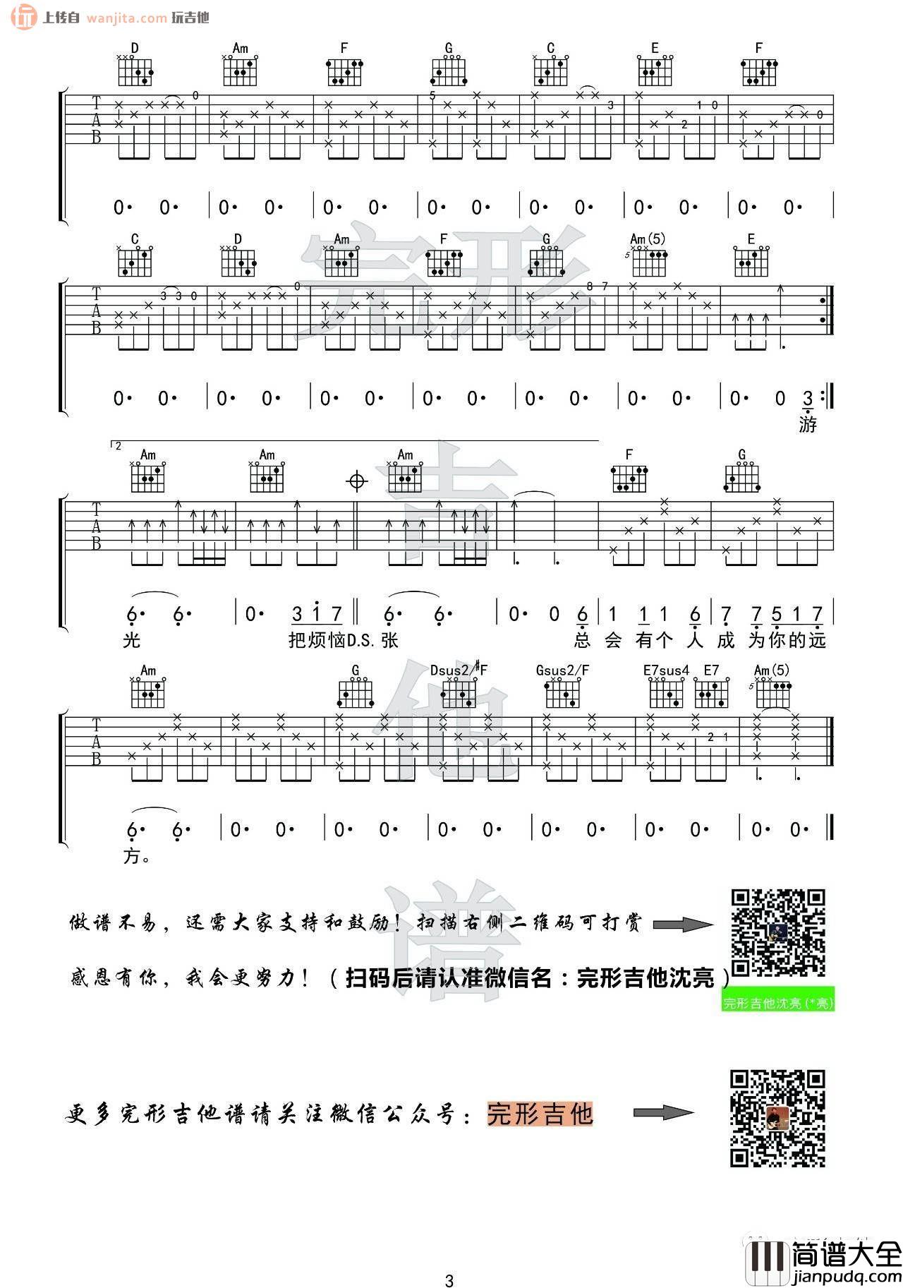 《牧马城市》吉他谱_F调原版六线谱_吉他弹唱教学_毛不易 _牧马城市_吉他谱_F调原版六线谱_吉他弹唱教学_毛不易