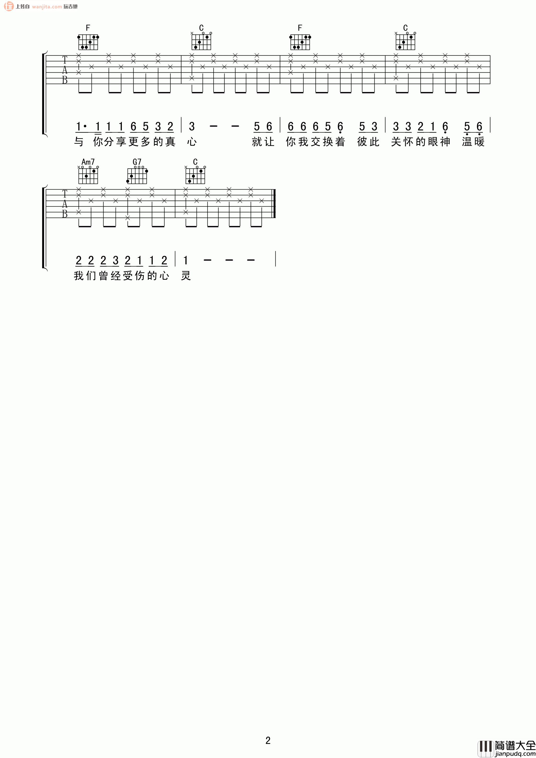 王杰1994吉他谱_王杰_C调指法六线谱_吉他弹唱谱 王杰1994吉他谱_王杰_C调指法六线谱_吉他弹唱谱