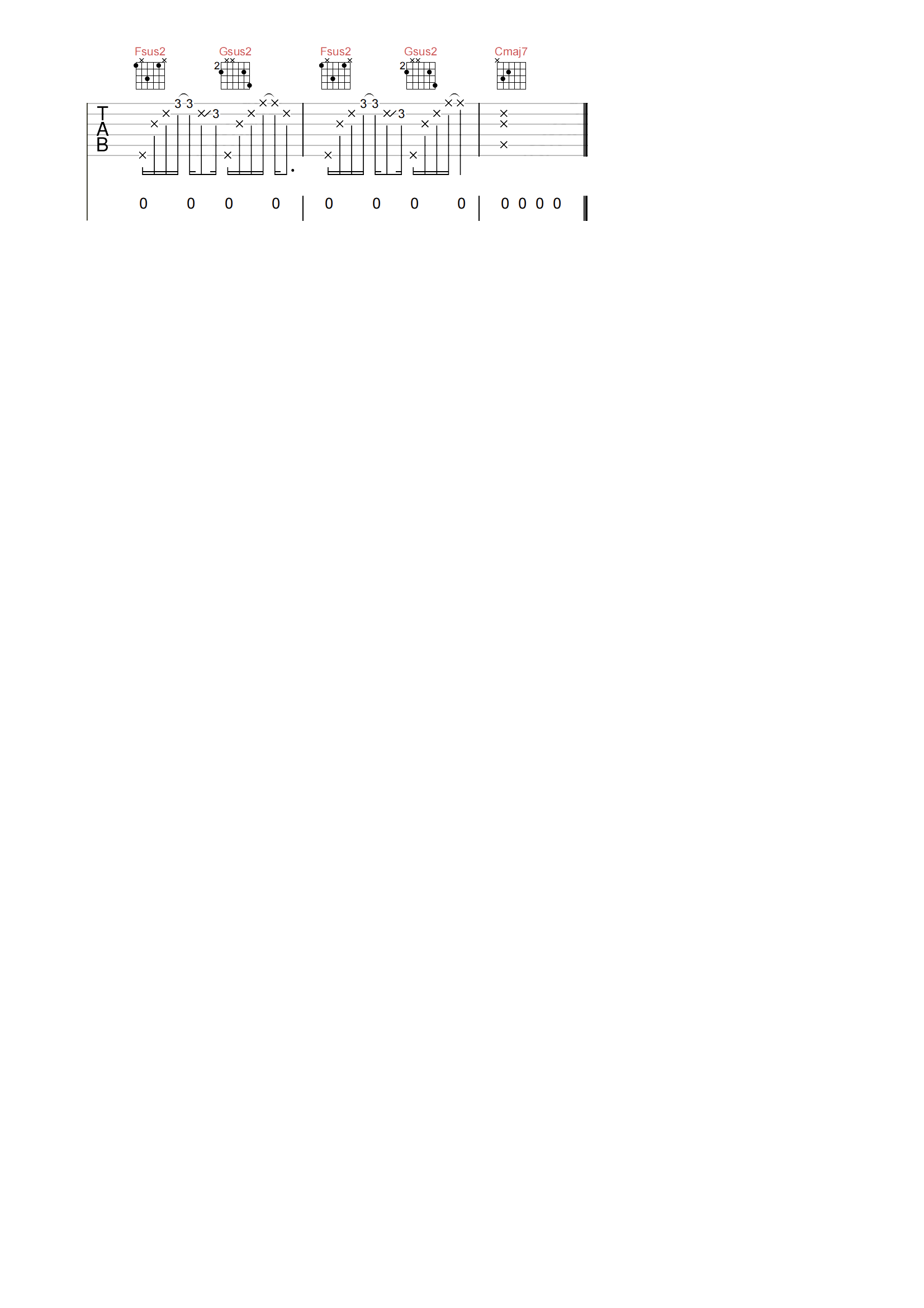 聊表心意吉他谱_薛之谦/刘惜君_C调原版弹唱谱_附PDF下载