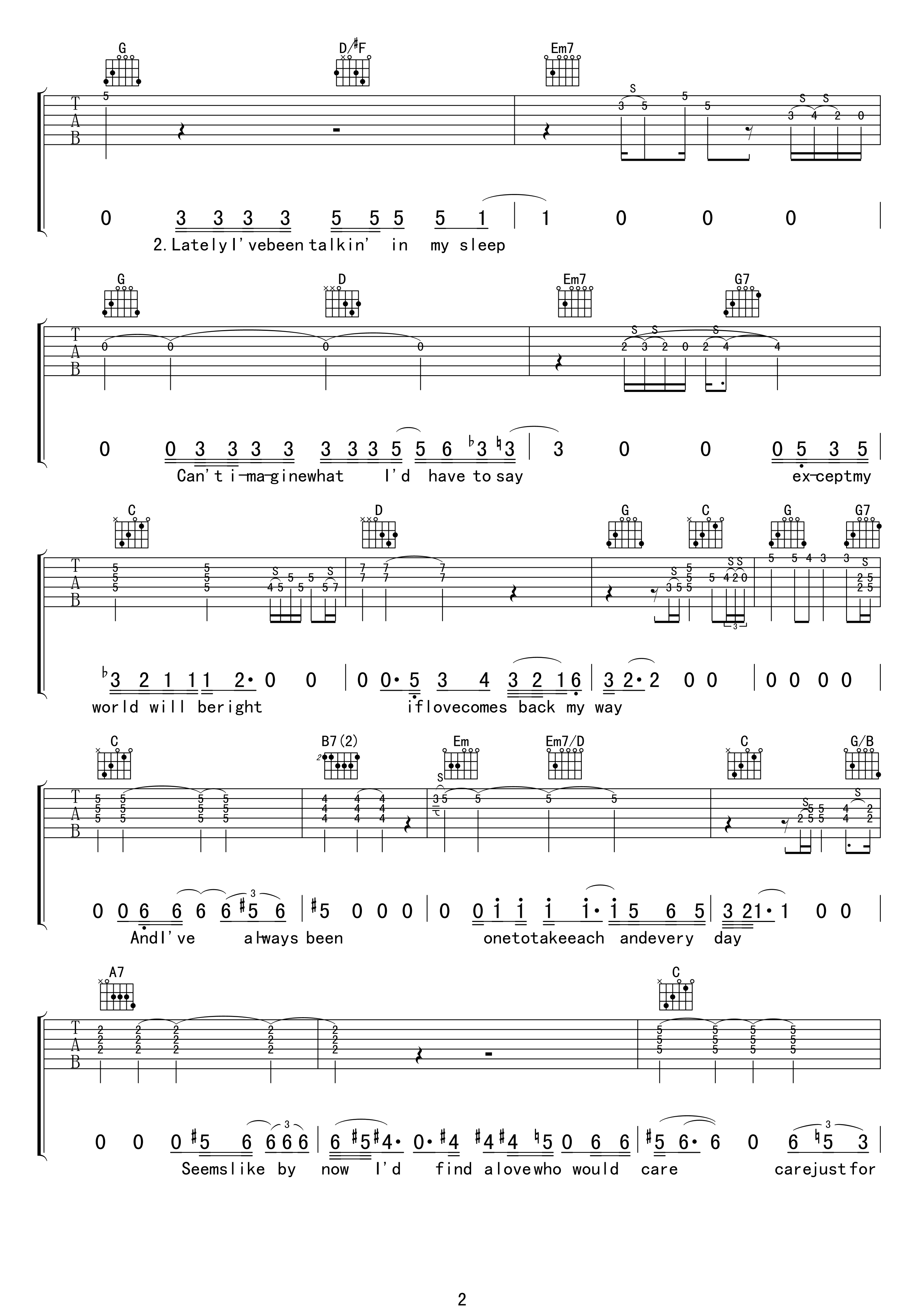 running_on_faith吉他谱_G调精选版_17吉他编配_Eric_Clapton