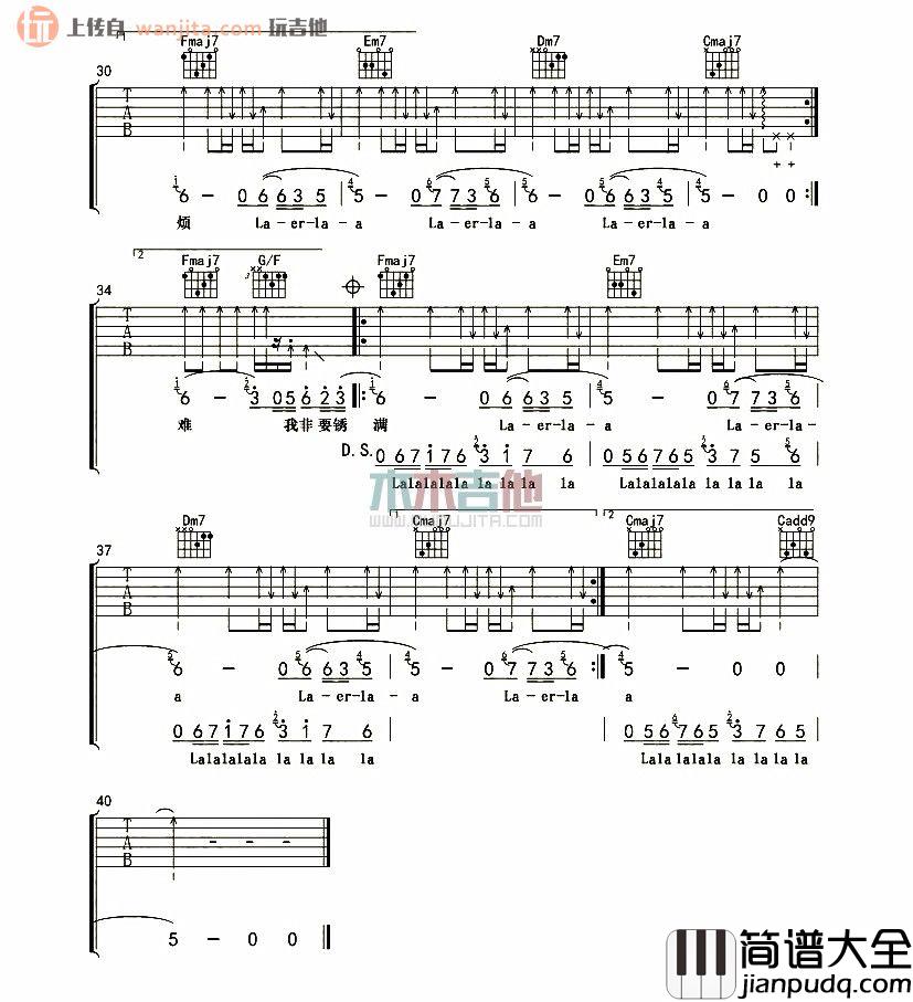 一半(吉他谱)_薛之谦_B调弹唱六线谱_《一半》高清图片谱 一半(吉他谱)_薛之谦_B调弹唱六线谱__一半_高清图片谱