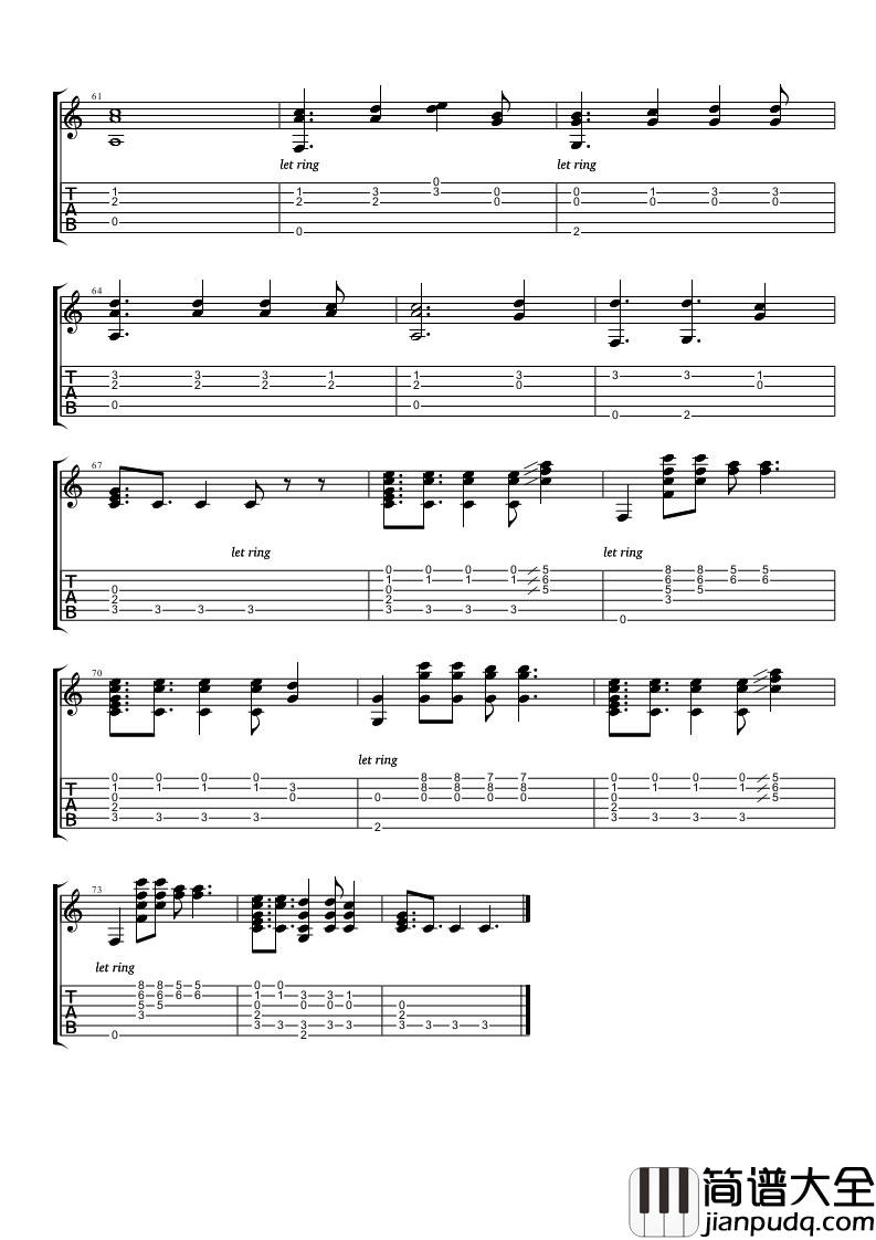 5.jpg Shakira_Try_Everything_吉他谱_Guitar_Music_Score