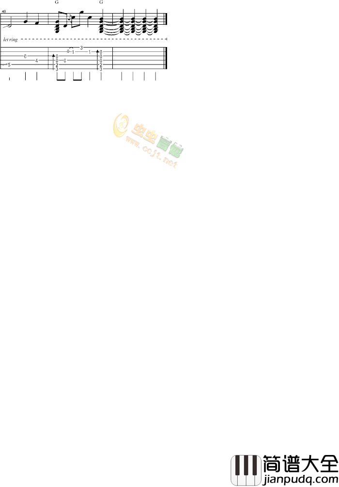 隐形的翅膀|独奏|吉他谱|图片谱|高清|卢家宏