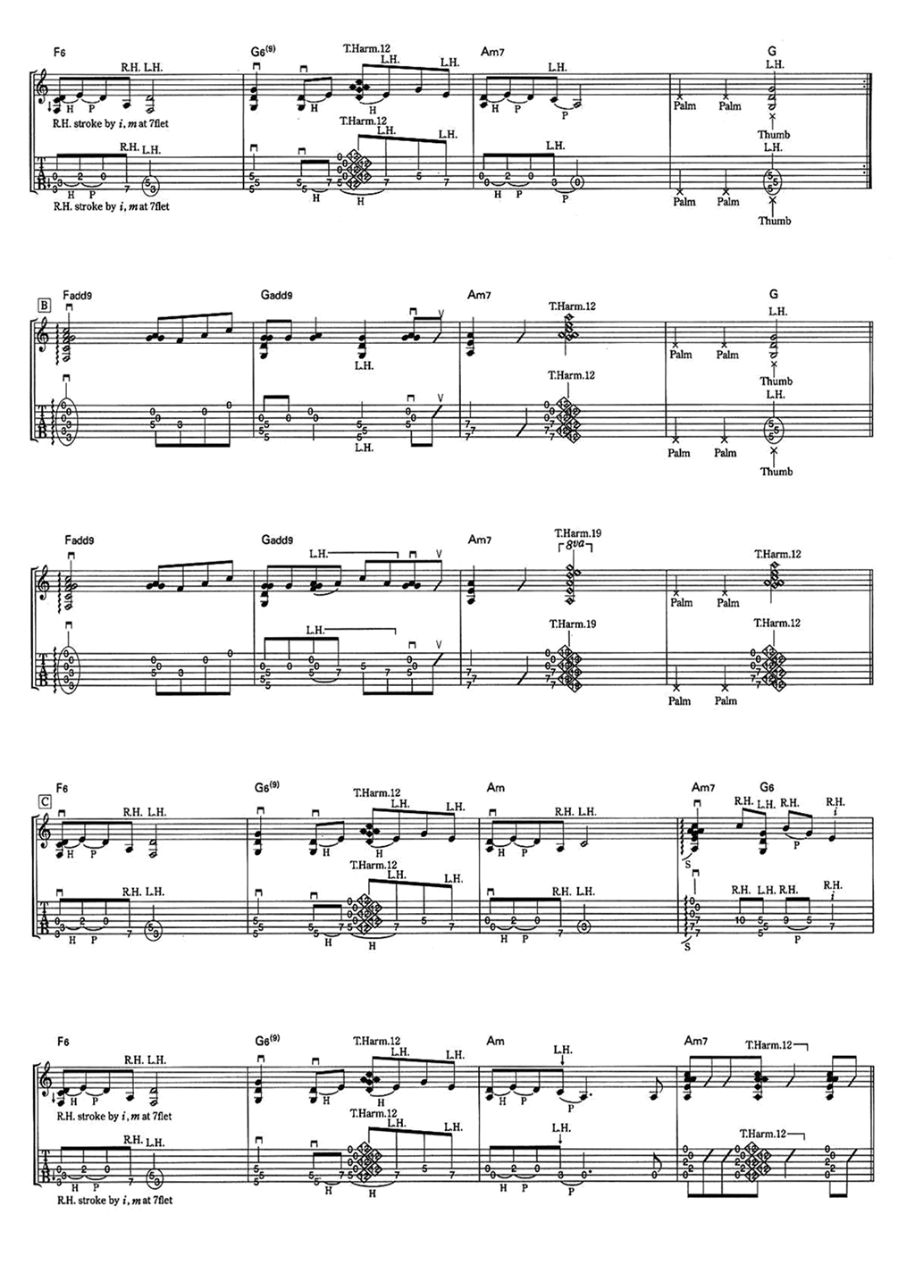 Merry_Christmas_Mr.Lawrence吉他谱_原版_押尾桑指弹吉他谱