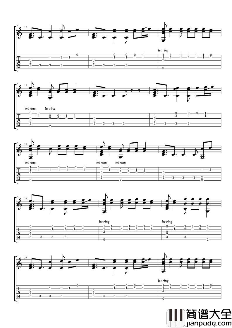 2.jpg Shakira_Try_Everything_吉他谱_Guitar_Music_Score