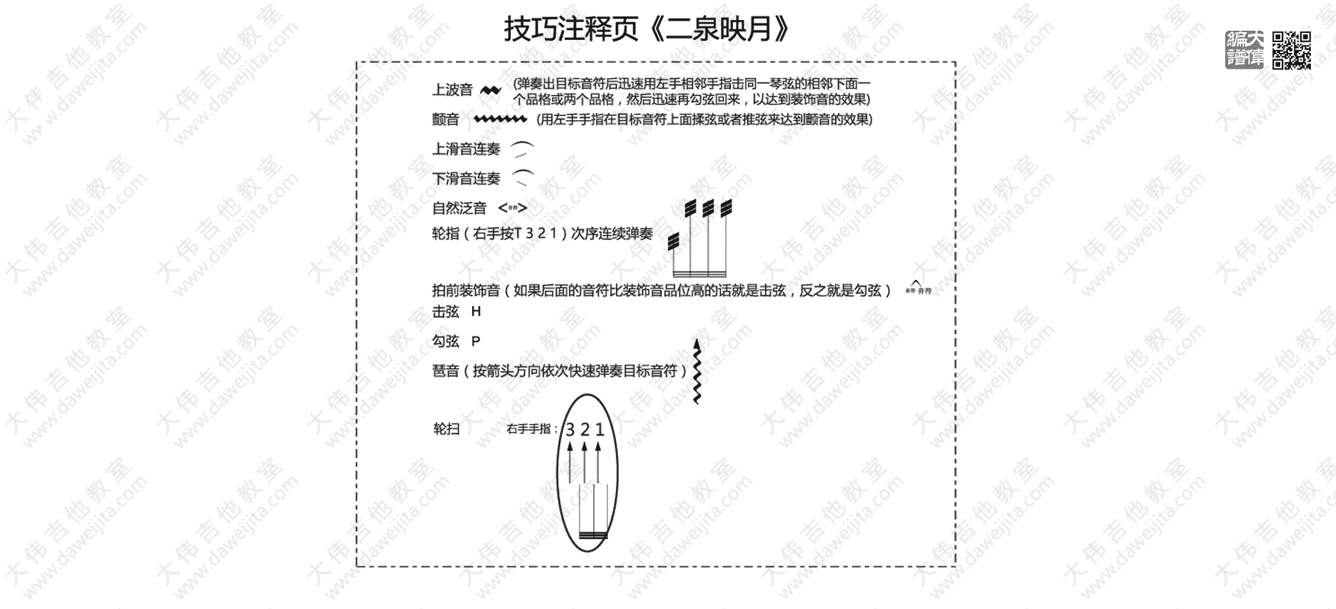 1.gif 名曲_二泉映月_指弹__吉他谱_Guitar_Music_Score